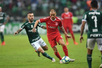 Inter x Palmeiras pela Copa do Brasil. Na foto, D'Alessandro