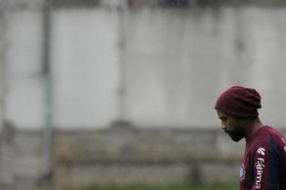 CAXIAS DO SUL, RS, BRASIL, 30/05/2019SER Caxias treina no centenário na manhã fria e chuvosa no estádio do centenário antes de enfrentar o Tubarão pela série D do campeonato brasileiro.Wágner(Lucas Amorelli/Agência RBS)