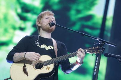  PORTO ALEGRE, RS, BRASIL, 17.02.2019. Show do Ed Sheeran em Porto Alegre, na Arena do Grêmio.FOTO: CAMILA DOMINGUES/AGÊNCIA RBS