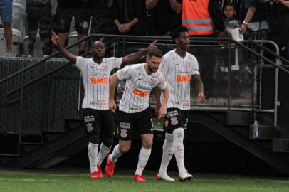 Partida entre Corinthians e CSASAO PAULO (SP), 14.07.2019 - Futebol / Corinthians x CSA - Vagner Love, comemora seu gol durante partida entre Corinthians e CSA, valida pela 10a rodada do Campeonato Brasileiro 2019, realizada na Arena Corinthians, neste domingo (14). (Foto: Peter Leone/Ofotografico/Lancepress!) Editoria: SPOLocal: Sao PauloIndexador: Peter LeoneFonte: OfotograficoFotógrafo: Peter Leone