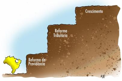  Charge do Iotti para o Pioneiro de 15/07/2019