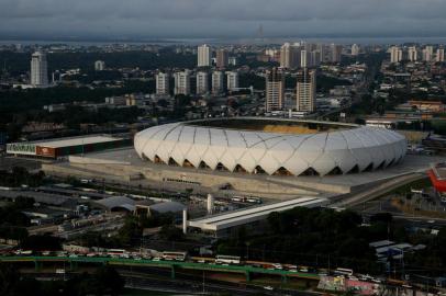  MANAUS, AM, 15/07/2019Imagens aéreas da arena da amazônia. (Lucas Amorelli/Agência RBS)