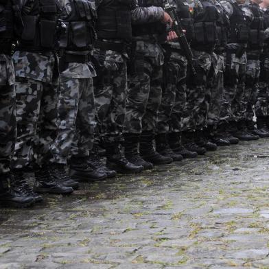  CAXIAS DO SUL, RS, BRASIL, 03/08/2018 - Brigada Militar recebe reforço para diminuir número de homicídios na cidade. Uma das ações será uma varredura nas regiões dominadas por facções. (Marcelo Casagrande/Agência RBS)