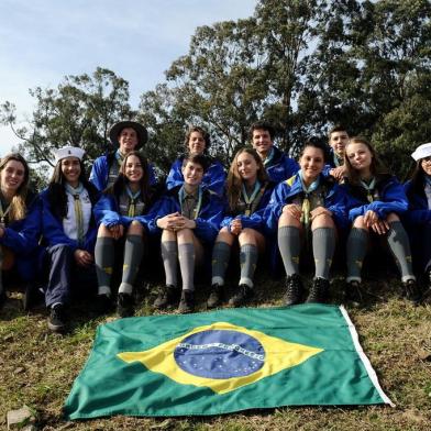  CAXIAS DO SUL, RS, BRASIL (12/07/2019)Grupo de escoteiros da Serra participa em encontro internacional nos Estados Unidos. (Antonio Valiente/Agência RBS)