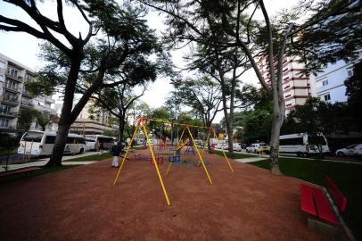  PORTO ALEGRE,RS,BRSIAL.2019,07,16.Praça Major  Joaquim Queiróz.Foto depois.(RONALDO BERNARDI/AGENCIA RBS).