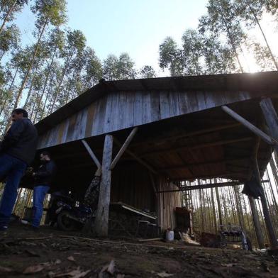  MONTENEGRO, RS, BRASIL - 16/07/2019 - Local onde policial civil foi morto em Montenegro.