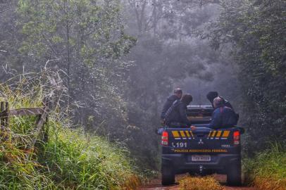  MONTENEGRO, RS, BRASIL - 16/07/2019 - Cerco a 3km do local onde policial civil foi morto em Montenegro.