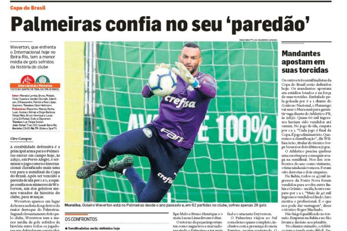 Com ótima atuação, Weverton completa 10 jogos sem sofrer gols no Paulista –  Palmeiras