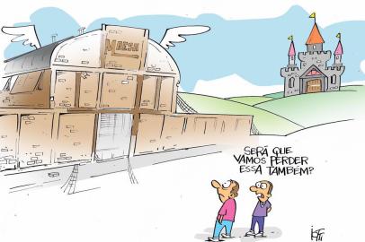  Charge do Iotti para o Pioneiro de 18/07/2019