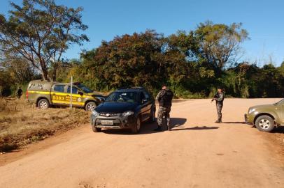 Cerco policial tenta localizar até cinco assaltantes de bancos em Dom Feliciano 