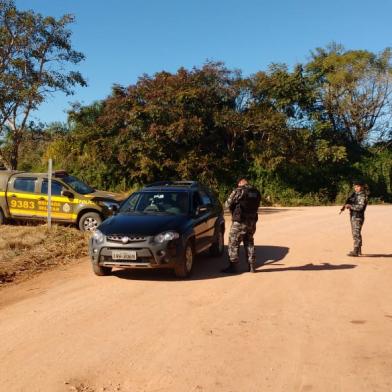 Cerco policial tenta localizar até cinco assaltantes de bancos em Dom Feliciano 