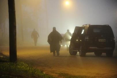  CRISTAL, RS, BRASIL - 17/07/2019 - Carros que furaram barreira policial em Cristal.