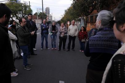  CAXIAS DO SUL, RS, BRASIL, 21/07/2019 - Artistas, entidades e simpatizantes das artes e da cultura promovem ações como o Abrace a Maesa, para conscientizar a comunidade para a impotreância de preservare ocupar o prédio histórico. (Marcelo Casagrande/Agência RBS)