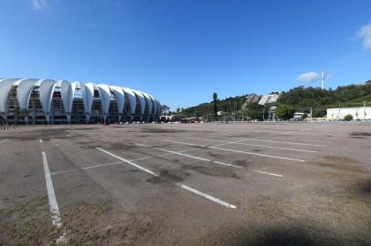  Porto Alegre, RS . Terreno onde será construido prédio ao lado do estádio Beira Rio, Fotos Júlio Cordeiro  ag. RBS