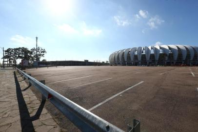  Porto Alegre, RS . Terreno onde será construido prédio ao lado do estádio Beira Rio, Fotos Júlio Cordeiro  ag. RBS