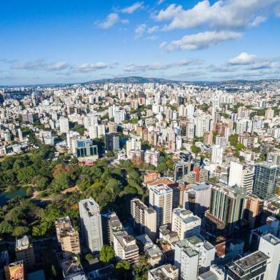  PORTO ALEGRE, RS, BRASIL, 01-04-2019: Gre-Nal - Antigas casas da Dupla. Fotos de drone dos locais onde eram os primeiros estádios de Inter e Grêmio. (Foto: Omar Freitas / Agência RBS)Local: Porto Alegre