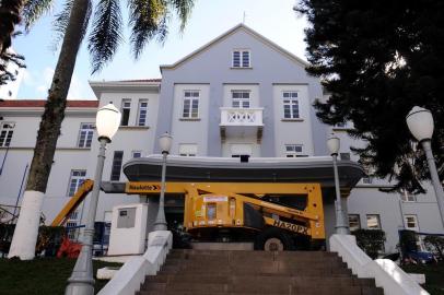  CAXIAS DO SUL, RS, BRASIL (18/07/2019)Obras do novo centro clínico de Hospital pompeia e melhorias nos prédios. (Antonio Valiente/Agência RBS)