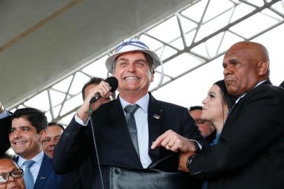 (Vitória da Conquista - BA, 23/07/2019) Presidente da República, Jair Bolsonaro fala em cerimônia de aeroporto na BahiaFoto: Alan Santos/PR