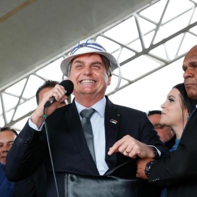 (Vitória da Conquista - BA, 23/07/2019) Presidente da República, Jair Bolsonaro fala em cerimônia de aeroporto na BahiaFoto: Alan Santos/PR