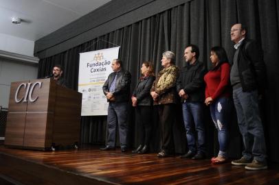  CAXIAS DO SUL, RS, BRASIL (23/07/2019)Apresentação dos resultados da Campanha do Agasalho 2019 de Caxias do Sul, realizada de 11 de maio a 22 de junho, pela Fundação Caxias. Foram arrecadadas 236.845 peças. (Antonio Valiente/Agência RBS)