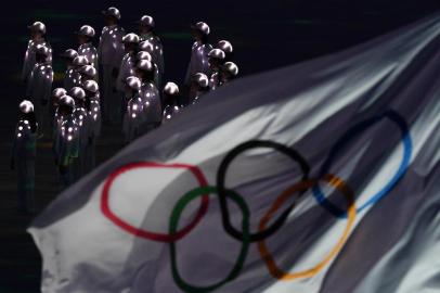  RIO DE JANEIRO, BRASIL, 21-08-2016. Cerimônia de encerramento da Olimpiadas Rio 2016 no Maracanã.Editoria: SPOLocal: Rio de JaneiroIndexador: MANAN VATSYAYANASecao: sports eventFonte: AFPFotógrafo: STF