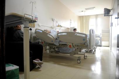  CAXIAS DO SUL, RS, BRASIL, 19/07/2019Hospital Virvi Ramos, para mostrar a la criada para atender pacientes do SUS durante o inverno. (Lucas Amorelli/Agência RBS)