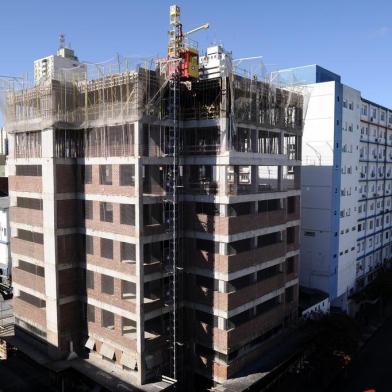  CAXIAS DO SUL, RS, BRASIL (18/07/2019)Obras do novo centro clínico de Hospital pompeia e melhorias nos prédios. (Antonio Valiente/Agência RBS)