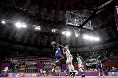  27.07.2019 - Jogos Panamericanos Lima 2019 - Lima (PER) - Coliseo Eduardo Dibos - Basquete 3 x3 - Feminino - Fase Preliminar - Brasil x Estados Unidos - Foto: Alexandre Loureiro/COBIndexador: Alexandre Loureiro/COBFotógrafo: Alexandre Loureiro/COB