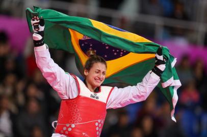  Milena Titoneli  (Brasil), medalha de ouro na categoria -67kg do taekwondo nos Jogos Pan-Americanos Lima 2019. Local: Callao, em Lima, Peru. Data: 29.07.2019. Crédito obrigatório: Abelardo Mendes Jr/ rededoesporte.gov.br