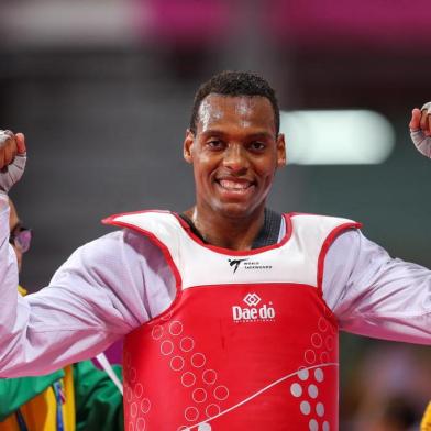  Maicon de Andrade (Brasil), medalha de prata na categoria +80kg do taekwondo nos Jogos Pan-Americanos Lima 2019. Local: Callao, em Lima, Peru. Data: 29.07.2019. Crédito obrigatório: Abelardo Mendes Jr/ rededoesporte.gov.br