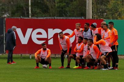  PORTO ALEGRE-RS- BRASIL- 30/07/2019- Treino do Inter, preparativo para o jogo contra o Nacional-URU, no Beira-Rio, uma vaga nas quartas de final da Copa Libertadores da América.  FOTO ROBINSON ESTRÁSULAS/ ZERO HORA.