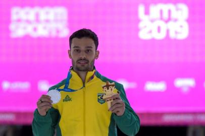  30.07.2019 - Jogos Panamericanos Lima 2019 - Lima (PER) - Marcelo Suartz, ganha medalha de prata no boliche masculino em Videna..Foto:  Washington Alves/COBLocal: Lima