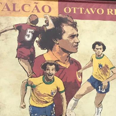 Exposição em homenagem a Paulo Roberto Falcão na embaixada brasileira em Roma