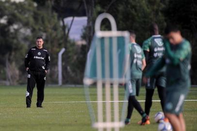  CAXIAS DO SUL, RS, BRASIL, 11/06/2019 - Juventude teina no CT. NA FOTO: técnico Marquinhos Santos. (Marcelo Casagrande/Agência RBS)