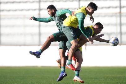  CAXIAS DO SUL, RS, BRASIL (31/07/2019)Penúltimo treino do Juventude antes de viajar para Rio Branco do Acre. (Antonio Valiente/Agência RBS)