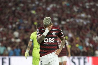 FLAMENGO-EMELEC -Rio de Janeiro (RJ), 31/07/2019 - Flamengo x Emelec - Gabigol do Flamengo. Partida entre Flamengo x Emelec pelas oitavs de finais da Libertadores, no Maracana, na noite desta quarta-feira (31). (Foto: Delmiro Junior/Photo Premium/Lancepress!) Editoria: SPOLocal: RIO DE JANEIROIndexador: Delmiro JuniorSecao: footballFonte: PHOTO PREMIUMFotógrafo: DELMIRO JUNIOR/PHOTO PREMIUM