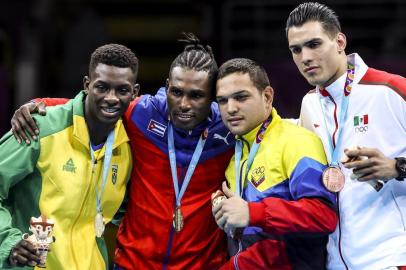  01.08.2019 - Jogos Panamericanos Lima 2019 - Lima (PER)  - Callao Sports Center - Boxe masculino - .na foto: Keno Marley, de azul, com atÃ© 81kg, ganhou a medalha de prata.Foto: Wander Roberto/COBIndexador: Wander Roberto/COBFotógrafo: Wander Roberto/COB