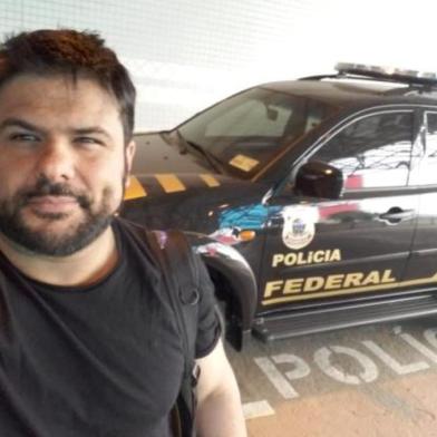 Falso policial federal. Preso pela PF. Daniel Lopes da Silveira, 38 anos,