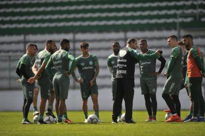  CAXIAS DO SUL, RS, BRASIL, 01/08/2019Treino do Juventude no Jaconi antes de jogar contra o Atlético 0 AC pela série C do campeonato Brasileiro. (Lucas Amorelli/Agência RBS)