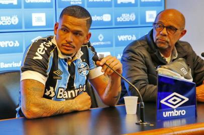  PORTO ALEGRE, RS, BRASIL 02/08/2019 - Apresentação de Luciano no Grêmio. (FOTO: ROBINSON ESTRÁSULAS/AGÊNCIA RBS)