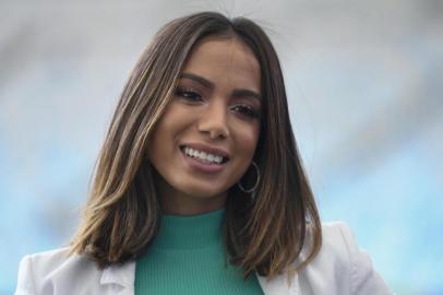 Brazilian singer Anitta poses at Maracana stadium in Rio de Janeiro, Brazil, on July 05, 2019. - Anitta will perform at the Copa America closing ceremony at the Maracana Stadium in Rio de Janeiro on July 7. (Photo by MAURO PIMENTEL / AFP)