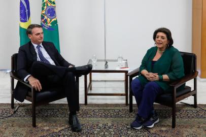 Data: 02/08/2019 Entrevista à Jornalista, Leda Nagle (Brasília - DF, 02/08/2019) Presidente da República, Jair Bolsonaro concede entrevista à Jornalista, Leda Nagle.