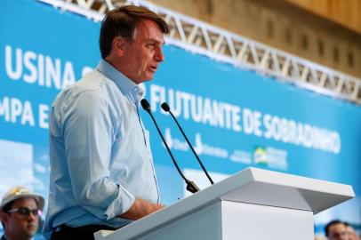 Data: 05/08/2019 Cerimônia de inauguração da Usina Fotovoltaica Flutuante Palavras do Presidente da República, Jair Bolsonaro.Foto: Alan Santos/PR