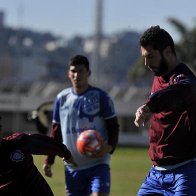  CAXIAS DO SUL, RS, BRASIL, 05/08/2019SER Caxias treina no estádio do centenário para o dia 18 pela copa Seu Verardi contra o Lajeadense