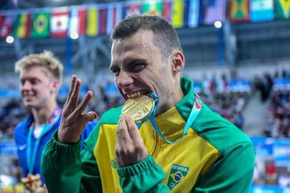  Crédito obrigatório: Pedro Ramos/ rededoesporte.gov.br. Primeiro dia de disputas da natação nos Jogos Pan-Americanos de Lima 2019. Local: Villa Deportiva Nacional, em Lima, no Peru. Data: 06.08.2019. Foto: Pedro Ramos/ rededoesporte.gov.brIndexador: DANILOBORGES