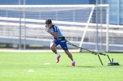 Treino Gremio RS - FUTEBOL/TREINO GREMIO  - ESPORTES - Jogadores do Gremio realizam treino durante a manha desta quarta-feira, na preparaÃ§Ã£o para o Campeonato Brasileiro 2019. FOTO: LUCAS UEBEL/GREMIO FBPA. CapixabaEditoria: SPOIndexador: Lucas UebelSecao: futebolFonte: Gremio.netFotógrafo: Treino Gremio 