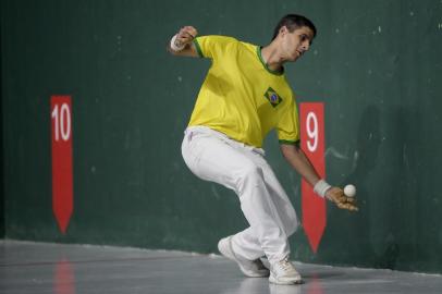  09.08.2019 - Jogos Pan-Americanos Lima 2019 - Lima (PER) - Comlexo Despoirtivo Vila maria del triunfo - Pelota Vasca - Disputa do bronze - Na foto: Filipe Otheguy - Foto: Alexandre Loureiro/COBIndexador: Alexandre Loureiro/COBFotógrafo: Alexandre Loureiro/COB