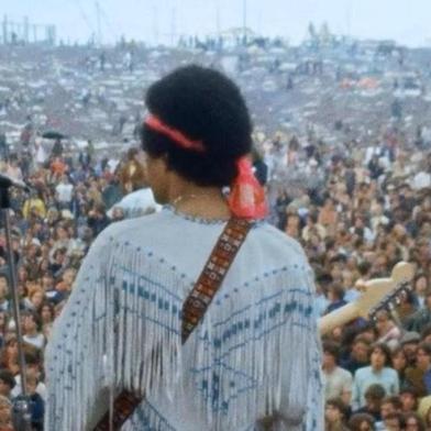 Jimi Hendrix em Woodstock, 1969