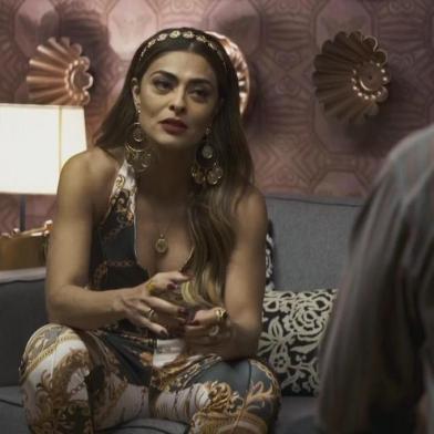 Santorini: look usado por Juliana Paes na novela A Dona do Pedaço