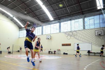  CAXIAS DO SUL, RS, BRASIL. 11/12/2018Equipe do CFEB/Murialdo teve temporada de conquistas no badminton (Antonio Valiente/Agência RBS)